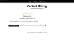 Desktop Screenshot of cabinetmaking.com