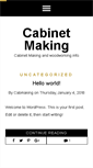 Mobile Screenshot of cabinetmaking.com